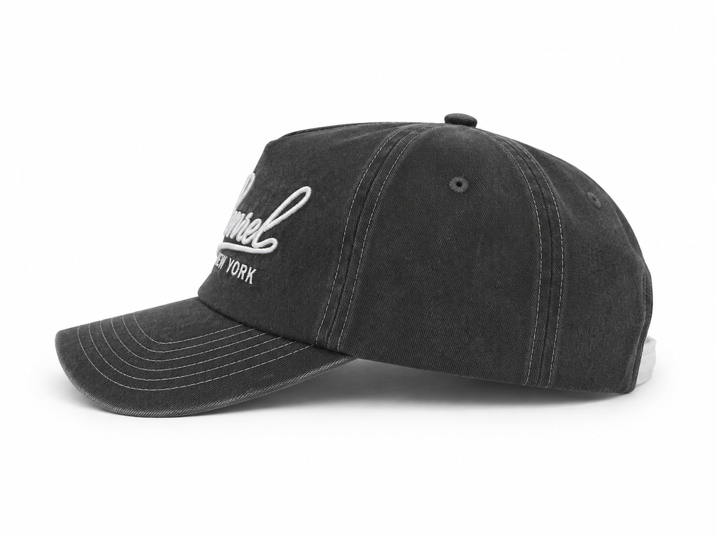 Vintage Charcoal Washed Gray Renrel Cap