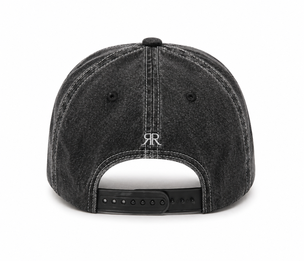 Vintage Charcoal Washed Gray Renrel Cap