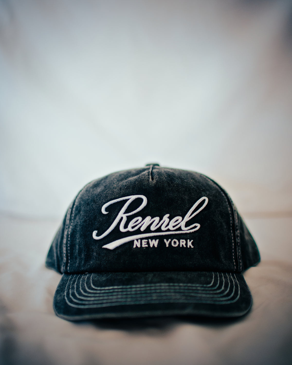 Vintage Charcoal Washed Gray Renrel Cap