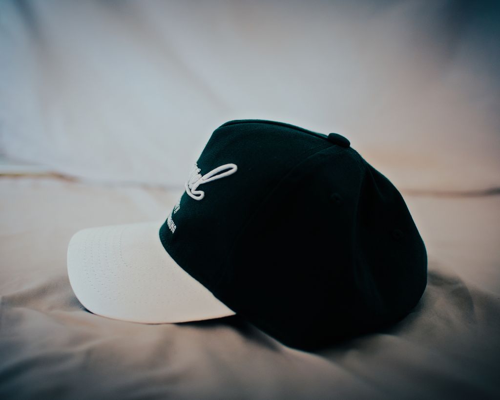 The Journey Is Always Beginning Forest Green Cap